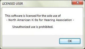 Bingo Rose Licensed User warning